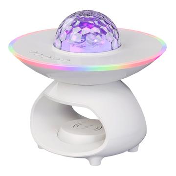 TCSP-001-C Lampada per proiettore stellare 4 in 1 con telecomando - Bianco