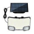 TG-TY19502 Lampada da parete con sensore di movimento a 144 LED e pannello solare per giardino e terrazza