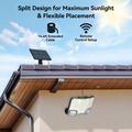 TG-TY19502 Lampada da parete con sensore di movimento a 144 LED e pannello solare per giardino e terrazza