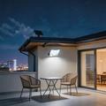 TG-TY19502 Lampada da parete con sensore di movimento a 144 LED e pannello solare per giardino e terrazza