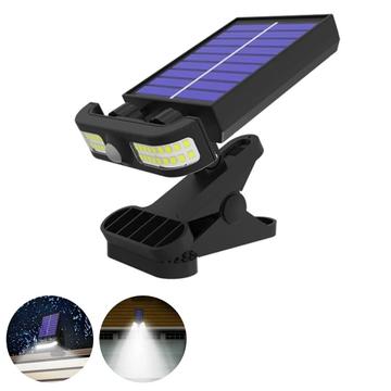 Luce solare con sensore di movimento a clip TJ-105 da 40 LED - Luce bianca
