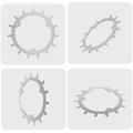TLDM-01 Ruote antiscivolo per Mova 600, ViAX 250/300, Dreame A1/A1 Pro - 2 pezzi