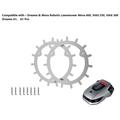 TLDM-01 Ruote antiscivolo per Mova 600, ViAX 250/300, Dreame A1/A1 Pro - 2 pezzi