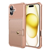 Custodia in TPU per iPhone 17 con portacarte - blu