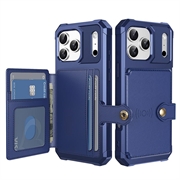 Custodia in TPU per iPhone 17 Pro con portacarte - blu