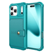 Custodia in TPU per iPhone 17 Pro Max con portacarte - Turchese