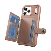 Custodia in TPU per iPhone 17 Pro con portacarte - Rosa