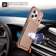 Custodia in TPU per iPhone 17 Pro con portacarte - Rosa