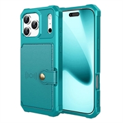 Custodia in TPU per iPhone 17 Pro con portacarte - Turchese