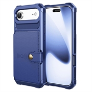 Custodia in TPU per iPhone Air con portacarte - blu