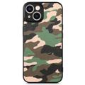 Custodia Ibrida per iPhone 14 Plus Camouflage Series - Verde
