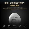 Proiettore smart TS-16 1080P HD con giunto cardanico sollevabile - 1GB/8GB