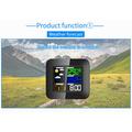 Stazione meteorologica wireless TS-75 per interni ed esterni - Nero