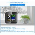 Stazione meteorologica wireless TS-75 per interni ed esterni - Nero