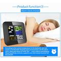 Stazione meteorologica wireless TS-75 per interni ed esterni - Nero