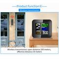 Stazione meteorologica wireless TS-75 per interni ed esterni - Nero