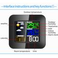 Stazione meteorologica wireless TS-75 per interni ed esterni - Nero