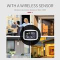Stazione meteorologica wireless a colori TS-77 con sveglia - Argento