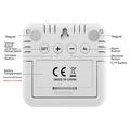TS-8086 Termometro e igrometro digitale con sveglia - Bianco