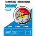 Termometro bimetallico per barbecue TS-BX63 - 0-250 °C, IP55