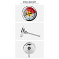 Termometro bimetallico per barbecue TS-BX63 - 0-250 °C, IP55
