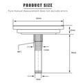 Termometro bimetallico per barbecue TS-BX63 - 0-250 °C, IP55