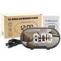 Sveglia con specchio a LED TS-R900 da 5.5" - Nero