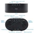 Sveglia con specchio a LED TS-R900 da 5.5" - Nero