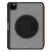 Custodia con tastiera magnetica retroilluminata per iPad 2022/2025/Air 11 2024/2025/2026 TU3607 con supporto girevole a 360 - Nero
