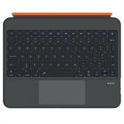 Custodia con tastiera magnetica retroilluminata per iPad 2022/2025/Air 11 2024/2025/2026 TU3607 con supporto girevole a 360 - Nero