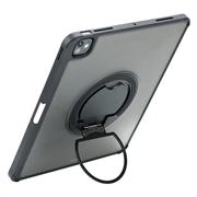 iPad Air 13 2024/2025/2026/iPad Pro 12.9 2018/2020/2021/2022 TU3609 Custodia con tastiera magnetica retroilluminata e supporto girevole a 360 - Nero