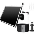TY-106 Pannello solare da 6W per telecamere di sicurezza e campanelli - Nero