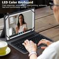 TY3316 Custodia universale per tablet con tastiera Bluetooth - 9-11", layout USA - Nero