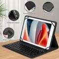 TY3316 Custodia universale per tablet con tastiera Bluetooth - 9-11", layout USA - Nero