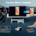 TYS-4222M Adattatore wireless 3 in 1 CarPlay/Android Auto con AirPlay Screen Mirroring – Nero