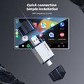 Adattatore wireless 2-in-1 TYS-4262AC per CarPlay e Android Auto - USB-A/USB-C - Argento