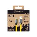 Cavo USB-A / USB-C Tactical Fat Man 2.0 - 60W, 1m - Giallo