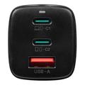 Caricabatterie Tactical FlashBang 2.0 da 65W con tecnologia GaN - USB-A, 2x USB-C - Nero