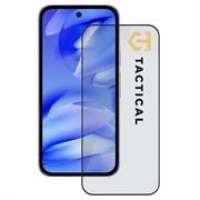 Protezione dello schermo in vetro temperato Tactical Glass Shield 5D per Google Pixel 9a - Bordo nero