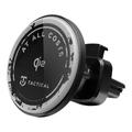 Caricabatterie wireless Tactical MagForce EQui2p Qi2 / Supporto magnetico per auto - Nero