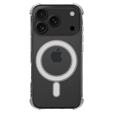 Custodia Tactical MagForce Plyo per iPhone 17 Pro con angoli rinforzati e MagSafe - trasparente