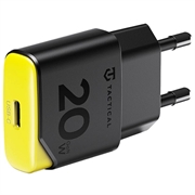 Caricabatterie rapido USB-C Tactical Minimi 20W GaN - Nero / Giallo