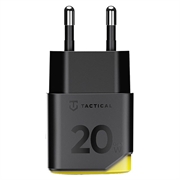 Caricabatterie rapido USB-C Tactical Minimi 20W GaN - Nero / Giallo
