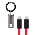Cavo USB-C / USB-C Tactical OODA Loop - 60W - Rosso