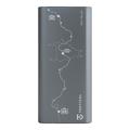 Power bank Tactical Squad Battalion da 20000mAh con display TFT - Grigio