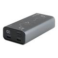 Power bank Tactical Squad Company da 10000mAh con ricarica rapida - Grigio