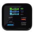 Power bank da 27000mAh con display TFT di Tactical Squad Head Quarters - Grigio