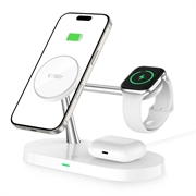 Tech-Protect A12 3-in-1 MagSafe Wireless Charger 15W con lampada LED integrata
