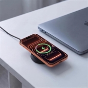 Tech-Protect A55 Caricabatterie wireless 2-in-1 magnetico/MagSafe da 25W, QI2.2