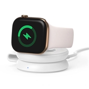 Tech-Protect A55 Caricabatterie wireless 2-in-1 magnetico/MagSafe da 25W, QI2.2 - Bianco